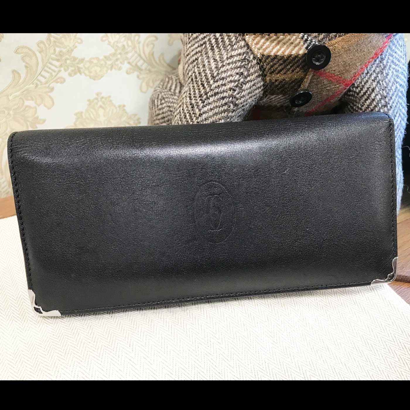 カルティエ長財布ガラスコーティング